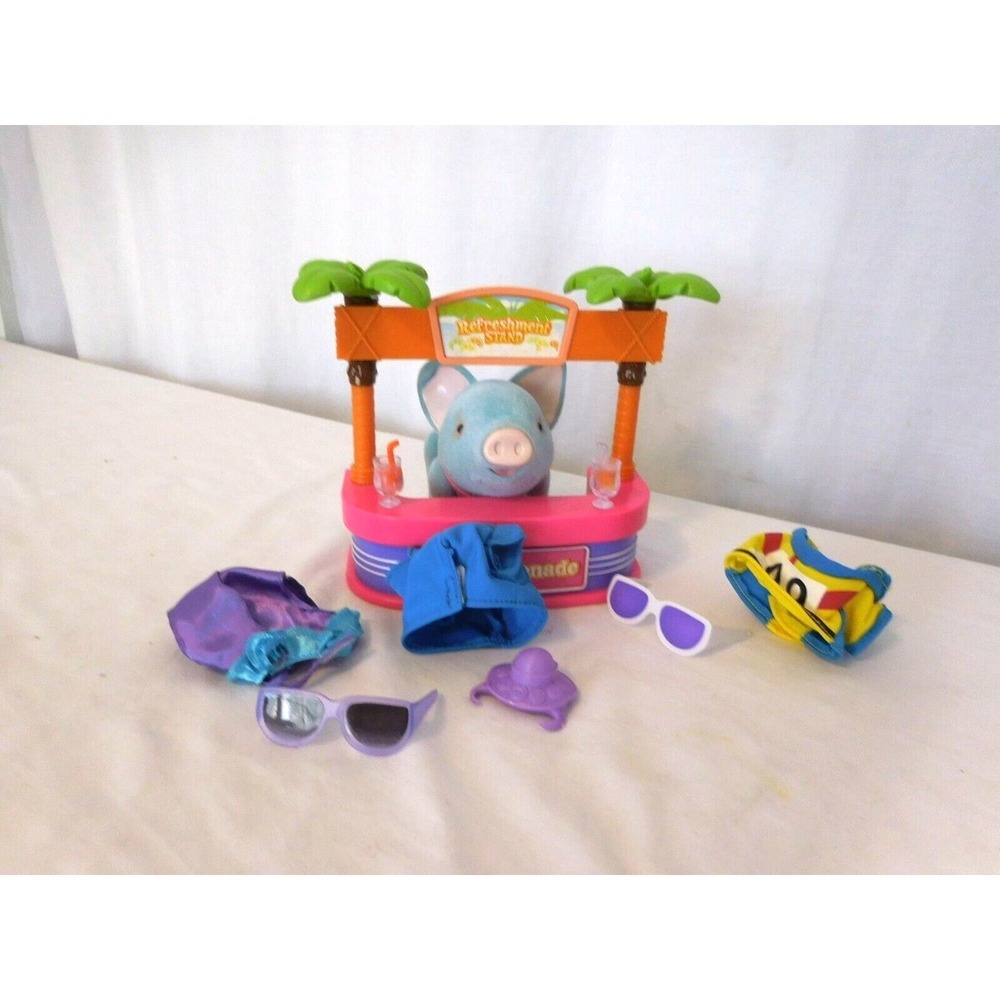 Teacup Piggies Pet Piggy Princess Pink Refreshment Lemonade stand Piggies Blue P